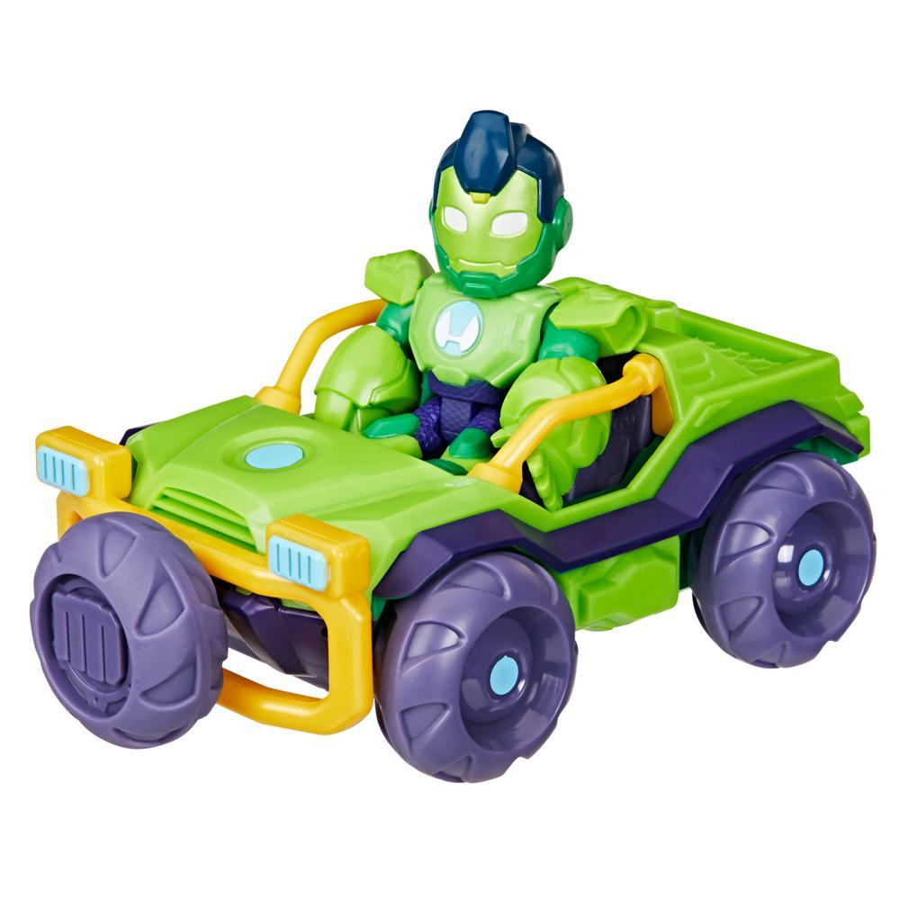 Marvel Iron Man and his Awesome Friends Iron Hulk Action Figure Toy Vehicle - Image 6
