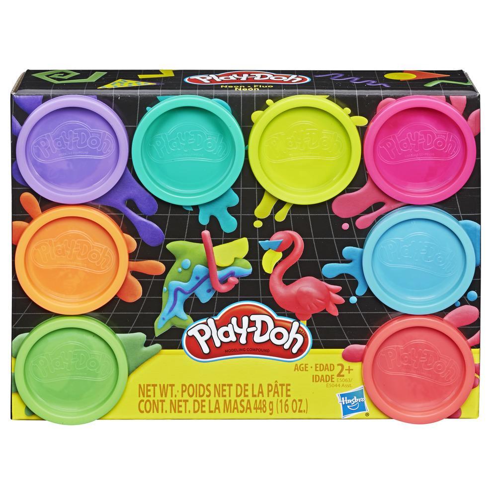 Play-Doh 8-Pack Neon Non-Toxic Modeling Compound with 8 Colors - Image 2