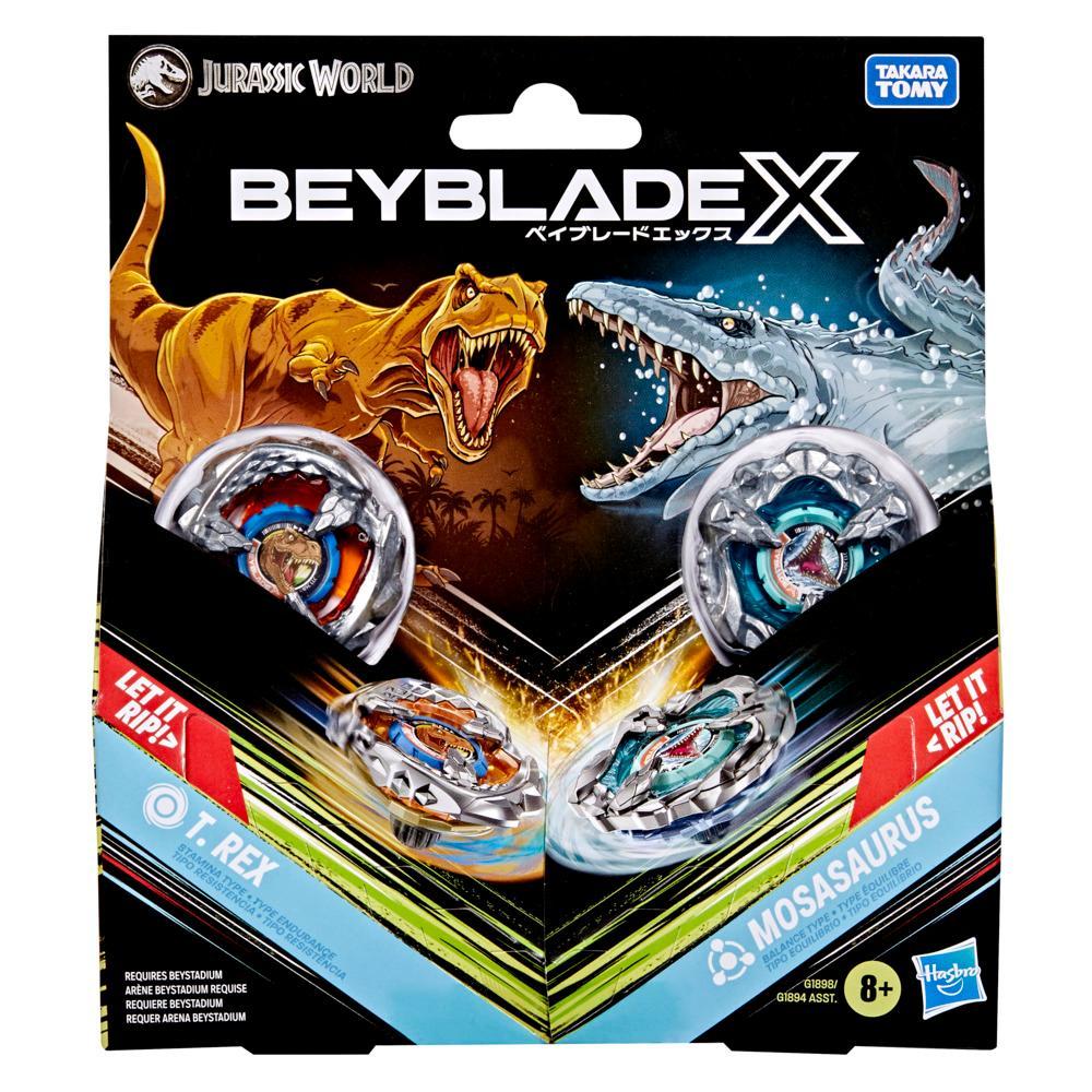 Beyblade X Jurassic World Collab T Rex vs Mosasaurus Multipack Set - Image 6