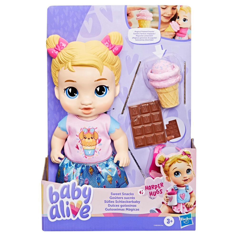 Baby Alive Sweet Snacks Harper Hugs Baby Doll - Image 7