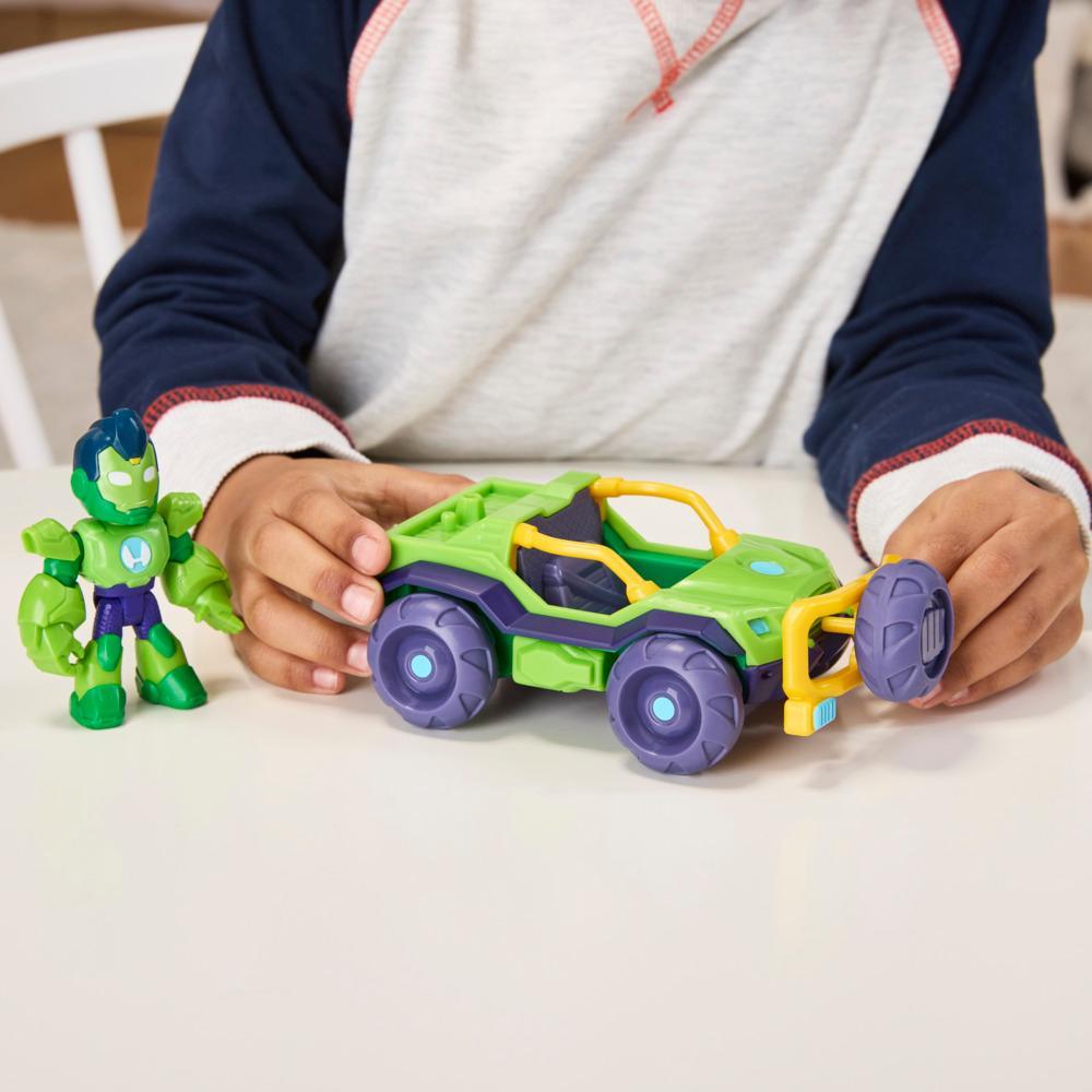Marvel Iron Man and his Awesome Friends Iron Hulk Action Figure Toy Vehicle - Image 5