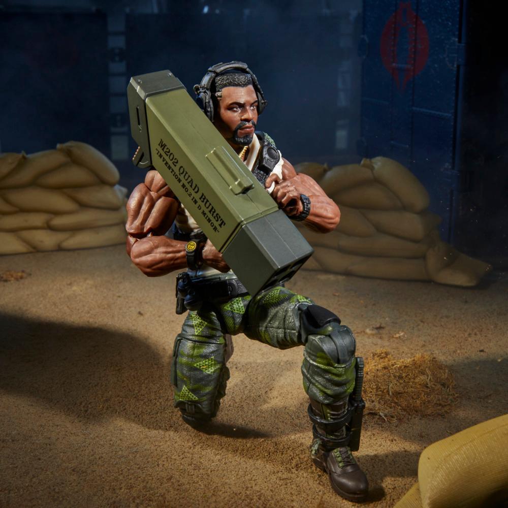 GI Joe Classified Series 150 Heavy Duty with Man-Portable Heavy Weapons System Action Figure - Image 3