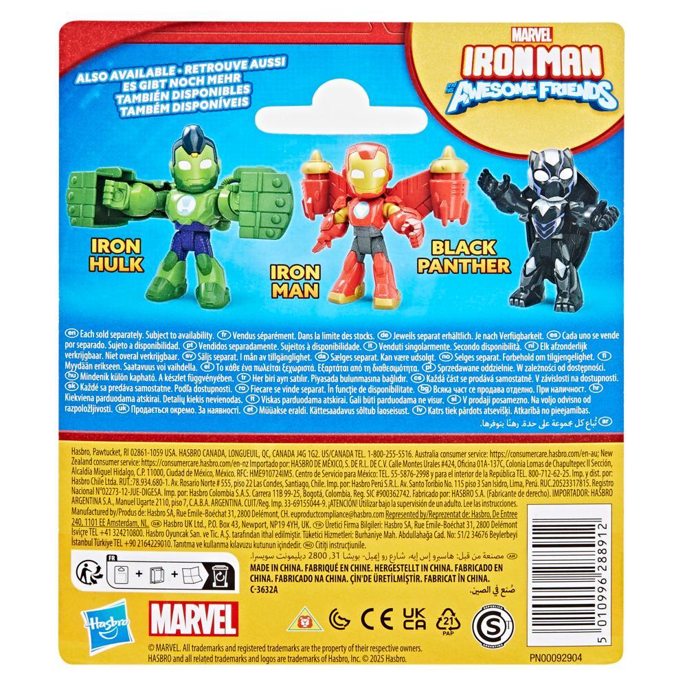 Marvel Iron Man and his Awesome Friends Iron Man Action Figure Toy with Accessory - Image 2