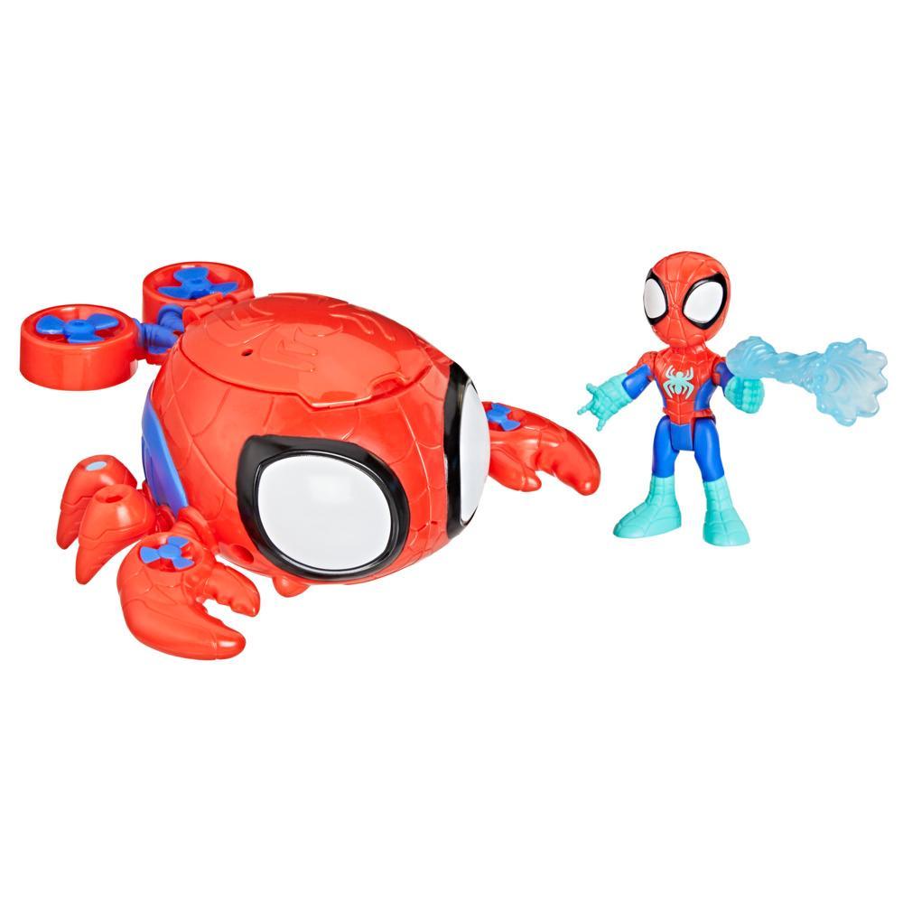 Marvel Spidey and his Amazing Friends Water-Webs Spider Crab Submarine Toy - Image 6