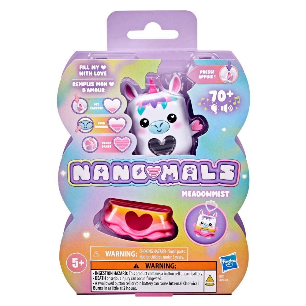 Hasbro Nano-mals?Meadowmist the Unicorn Electronic Fidget Pet - Image 7