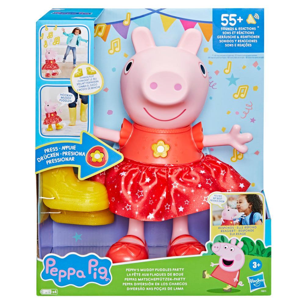 Peppa Pig Toys Peppas Muddy Puddles Party Doll Musical Toys for Girls and Boys Ages 3 - Image 7