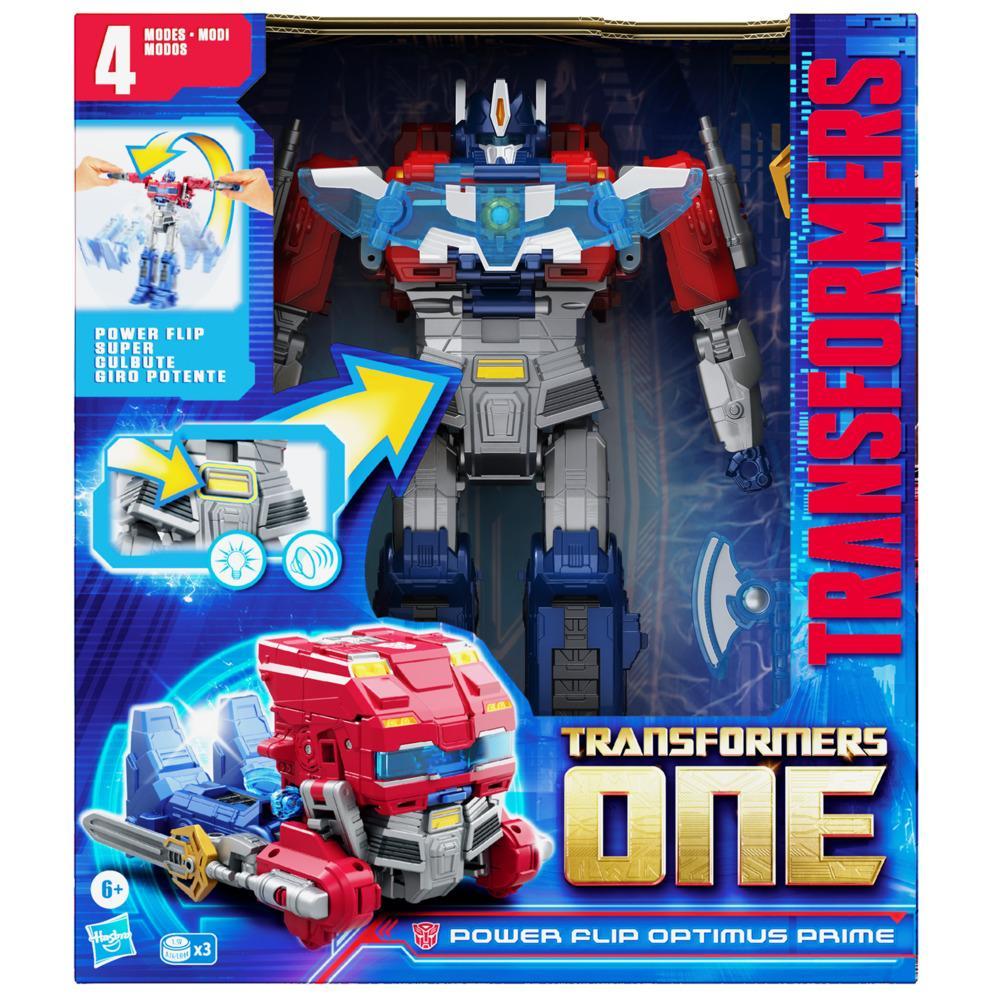 Transformers One Power Flip Optimus Prime Orion Pax Action Figure 10 Interactive Robot Toy Ages 6 - Image 7