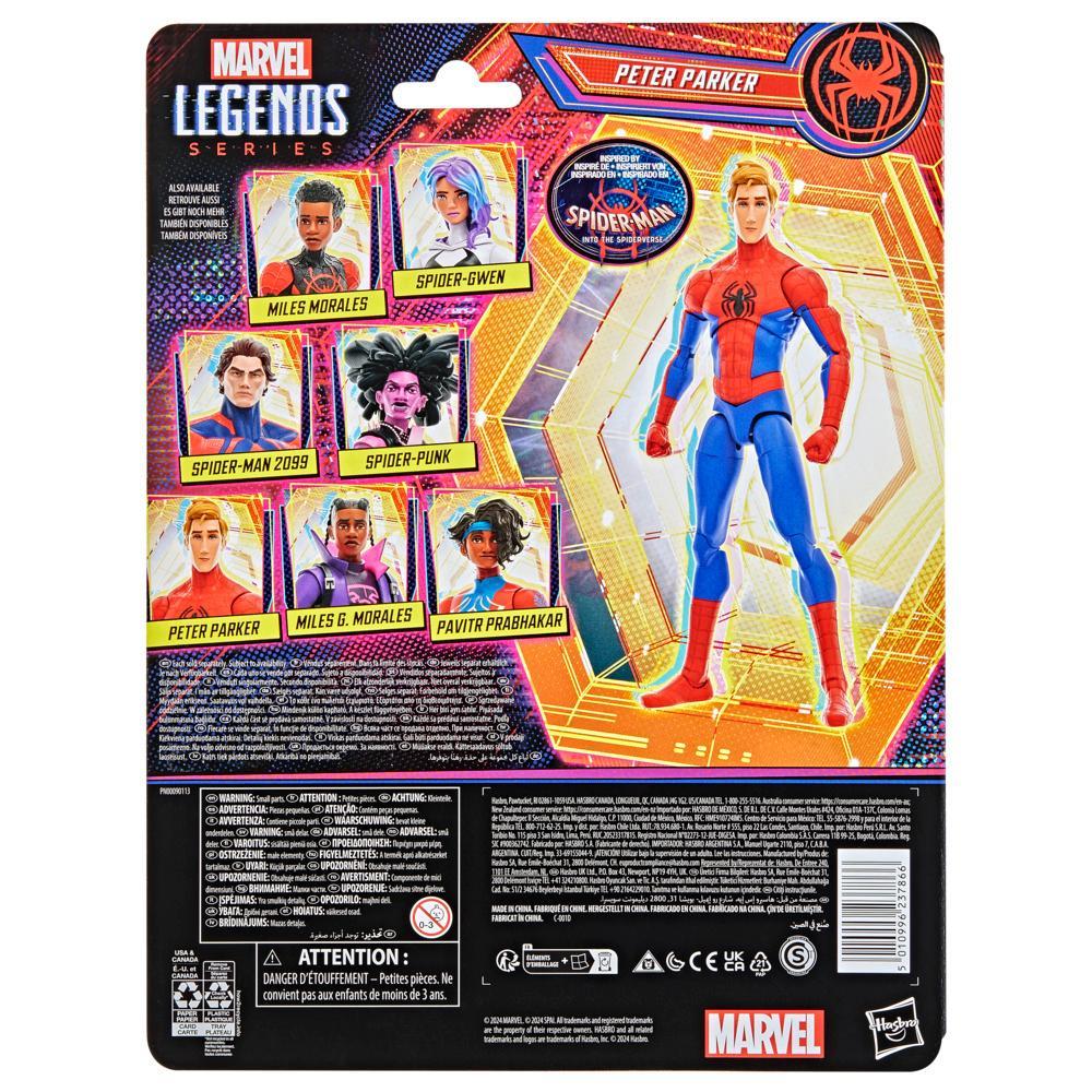 Marvel Legends Series Peter Parker Spider-Man Into the Spider-Verse Collectible Action Figure 6 - Image 8