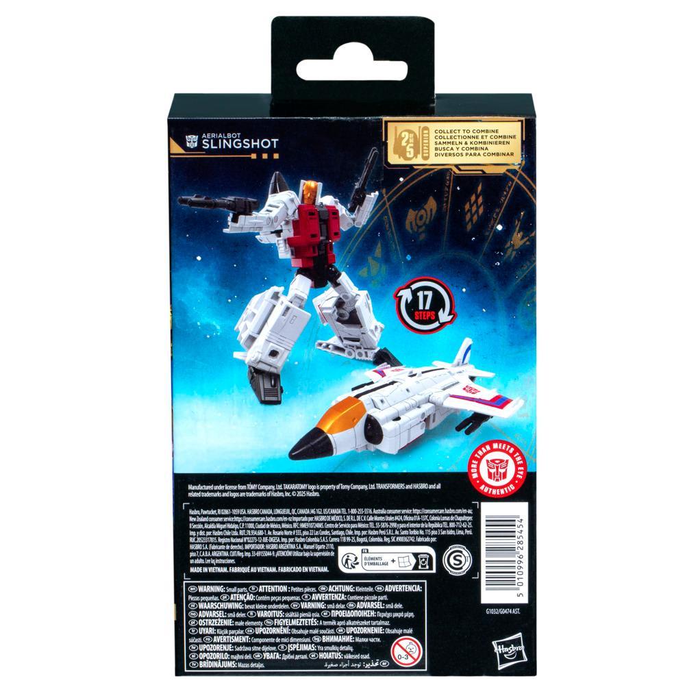 Transformers Age of the Primes Deluxe Class Aerialbot Slingshot Action Figure - Image 3