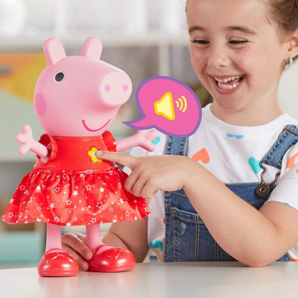 Peppa Pig Toys Peppas Muddy Puddles Party Doll Musical Toys for Girls and Boys Ages 3