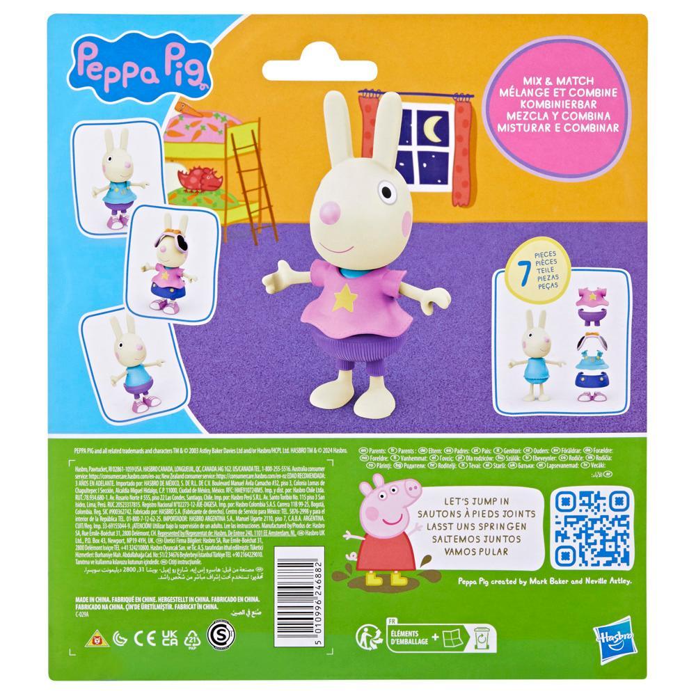 Peppa Pig Toys Rebecca Rabbit Dress-Up 6 Figure with 6 Fashion Accessories Preschool Toys 3 - Image 8