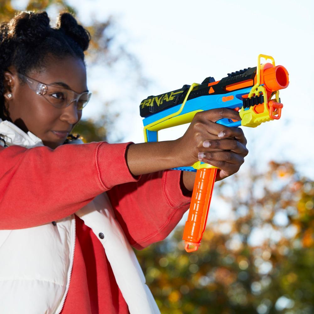 Nerf Rival Mirage XXIV-800 Blaster 10 Nerf Rival Accu-Rounds 8 Round External Magazine - Image 9