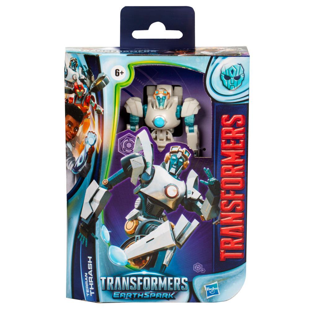 Transformers Toys EarthSpark Deluxe Class Terran Thrash 5 Action Figure for Kids 6 - Image 2