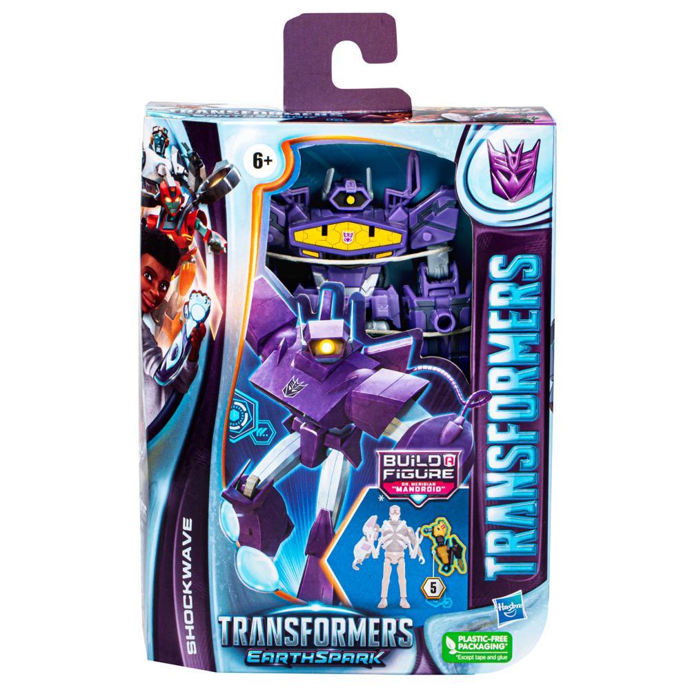 Transformers Toys EarthSpark Deluxe Class Shockwave Action Figure - Image 7