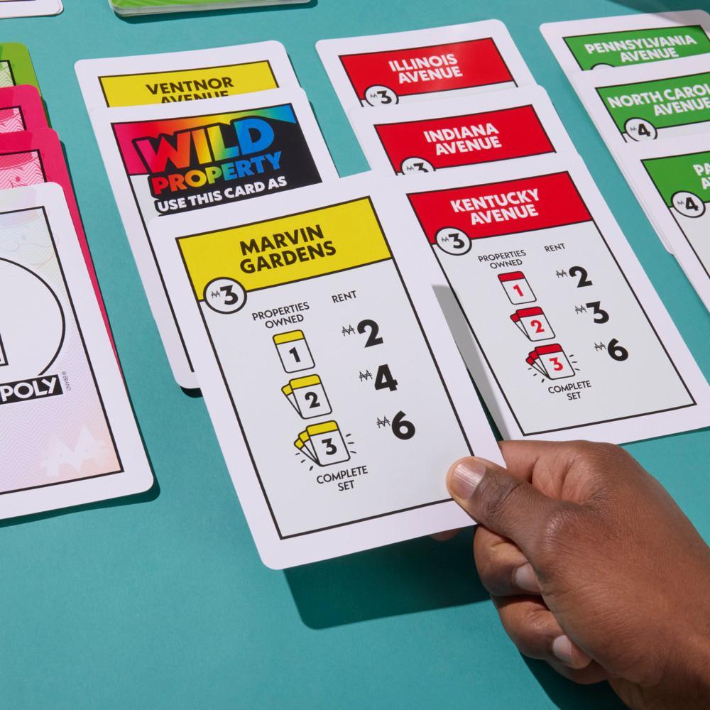 Monopoly Big Deal Card Game Oversized Giant Large Cards for Family Fun Ages 8 2 to 5 Players 15 Mins Travel Games for Kids and Adults - Image 5