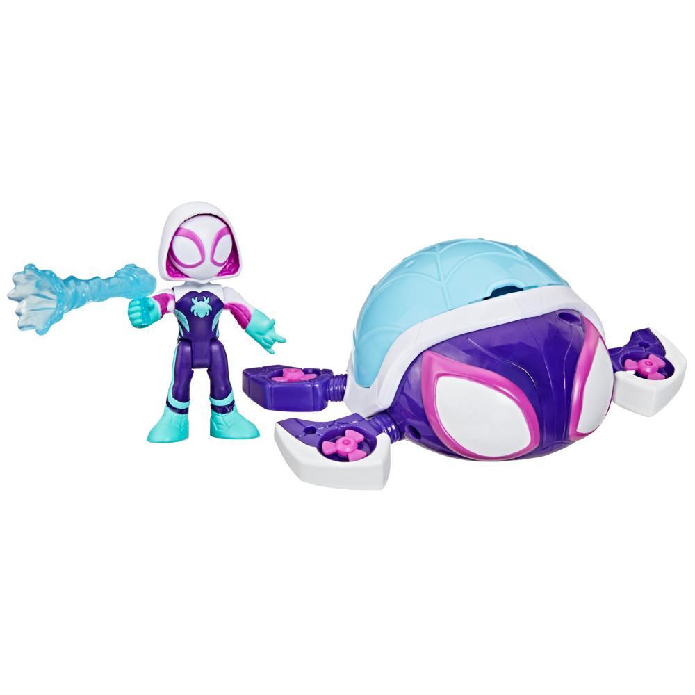 Marvel Spidey and his Amazing Friends Water-Webs Ghost Turtle Submarine Toy - Image 6