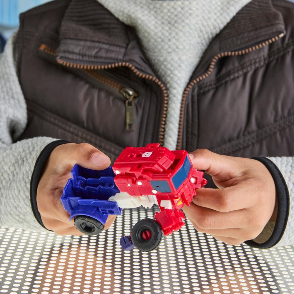 Transformers CYBERWORLD Cyber Changers Optimus Prime Action Figure - Image 3