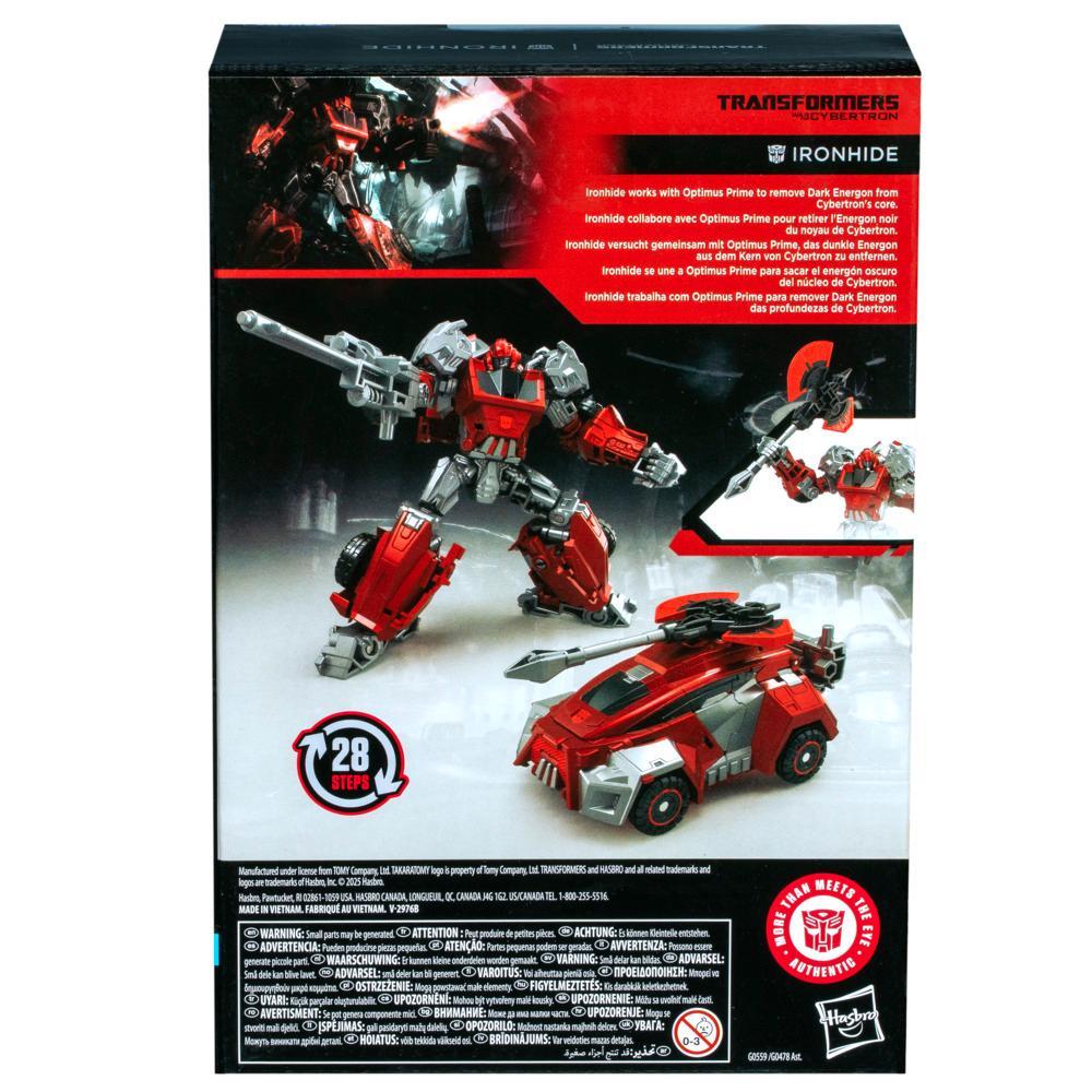 Transformers Studio Series Voyager Class Transformers War for Cybertron Gamer Edition Ironhide Action Figure - Image 3