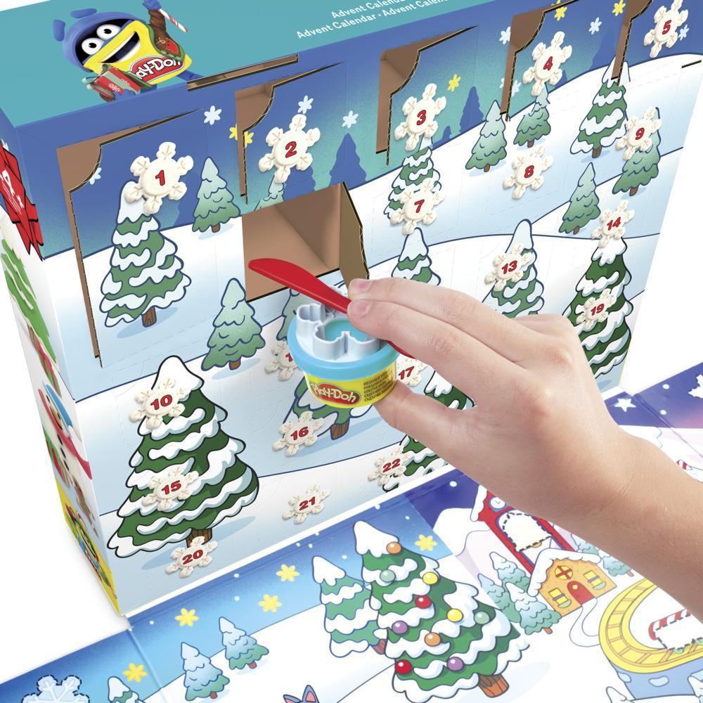 Play-Doh Advent Calendar Toy for Kids 3 Years and Up with Over 24 Surprises Playmats and 24 Play-Doh Cans - Image 4
