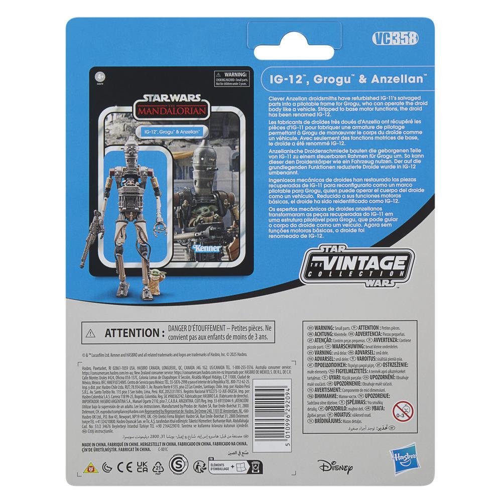 Star Wars The Vintage Collection IG-12 Grogu Anzellan Deluxe Action Figure Set 375 - Image 8