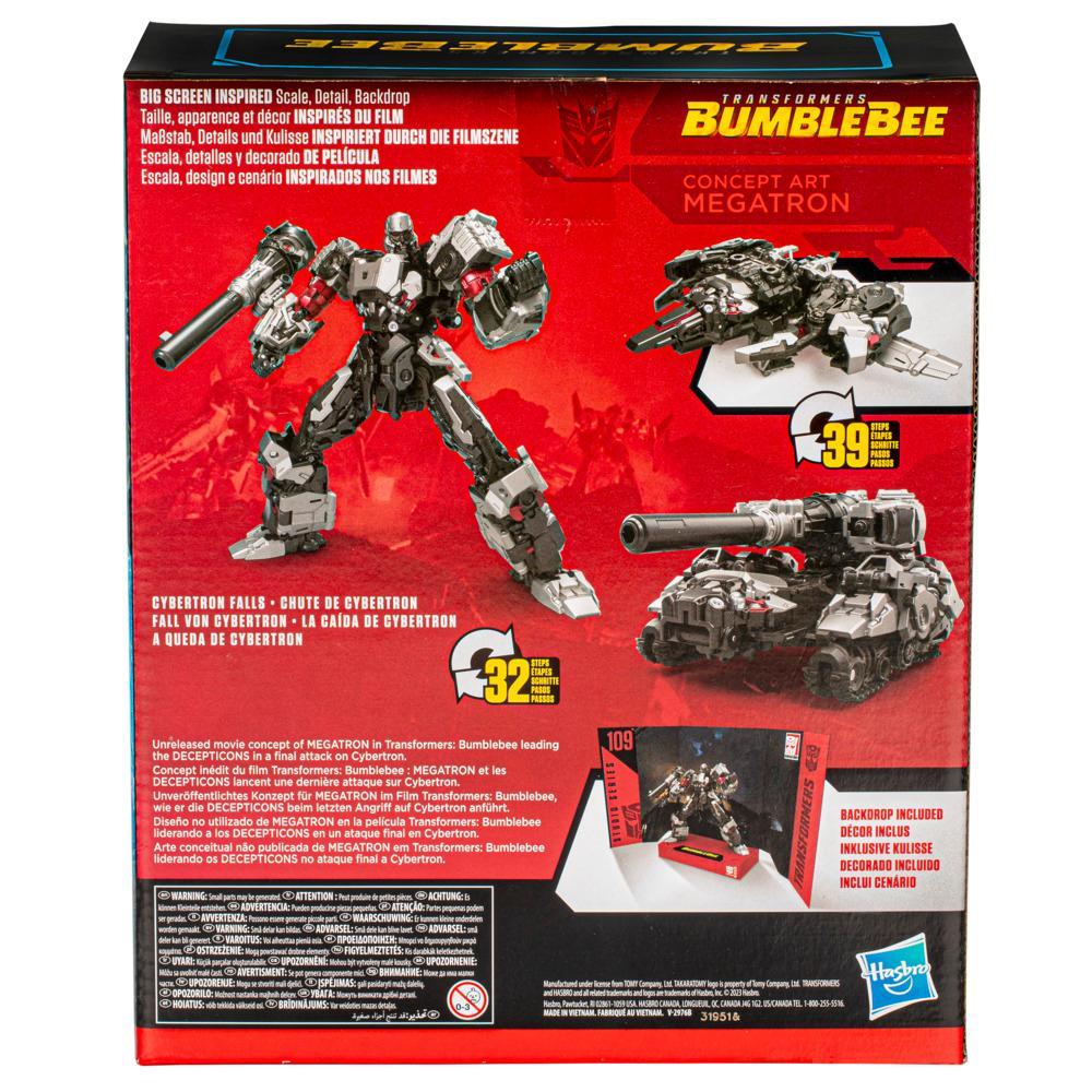 Transformers Studio Series Leader Transformers Bumblebee 109 Concept Art Megatron 85 Action Figure 8 - Image 3