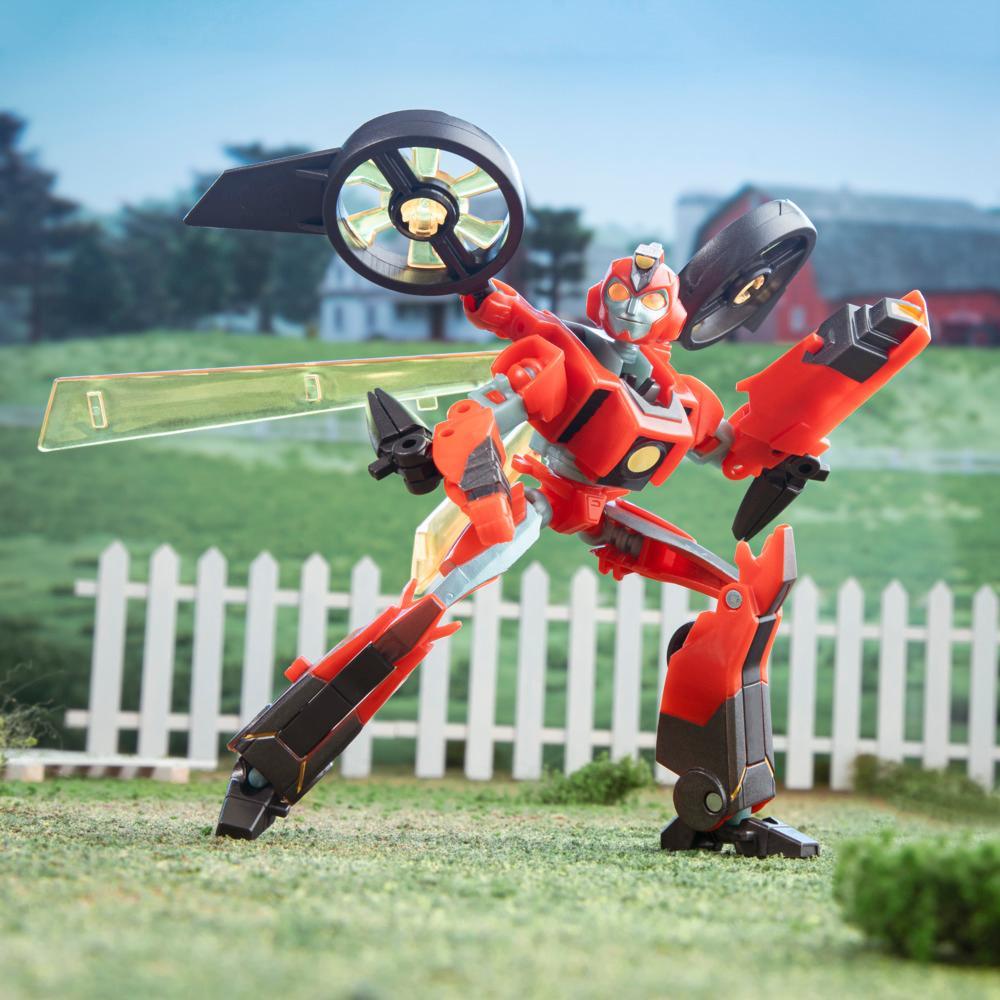 Transformers Toys EarthSpark Deluxe Class Terran Twitch Action Figure - Image 4