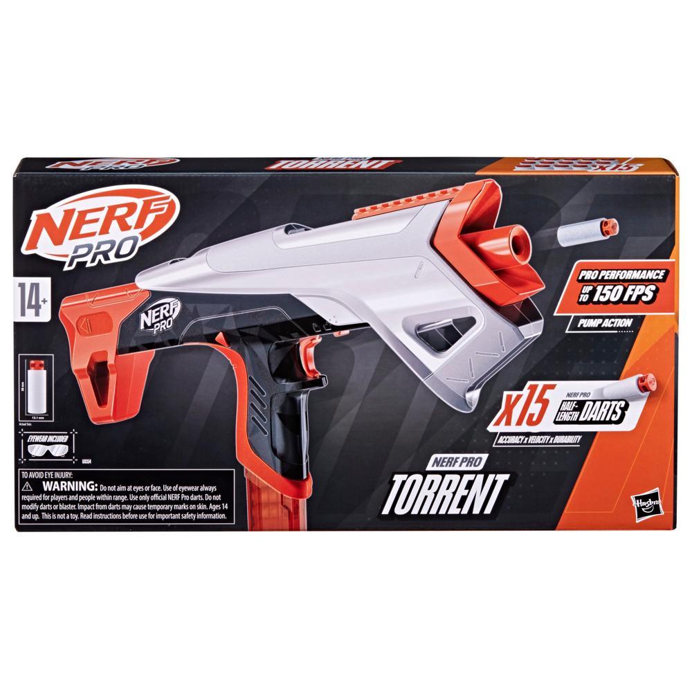 Nerf Pro Torrent Half-Length Dart Blaster 15 Nerf Pro Half-Length Darts Magazine 14 - Image 2