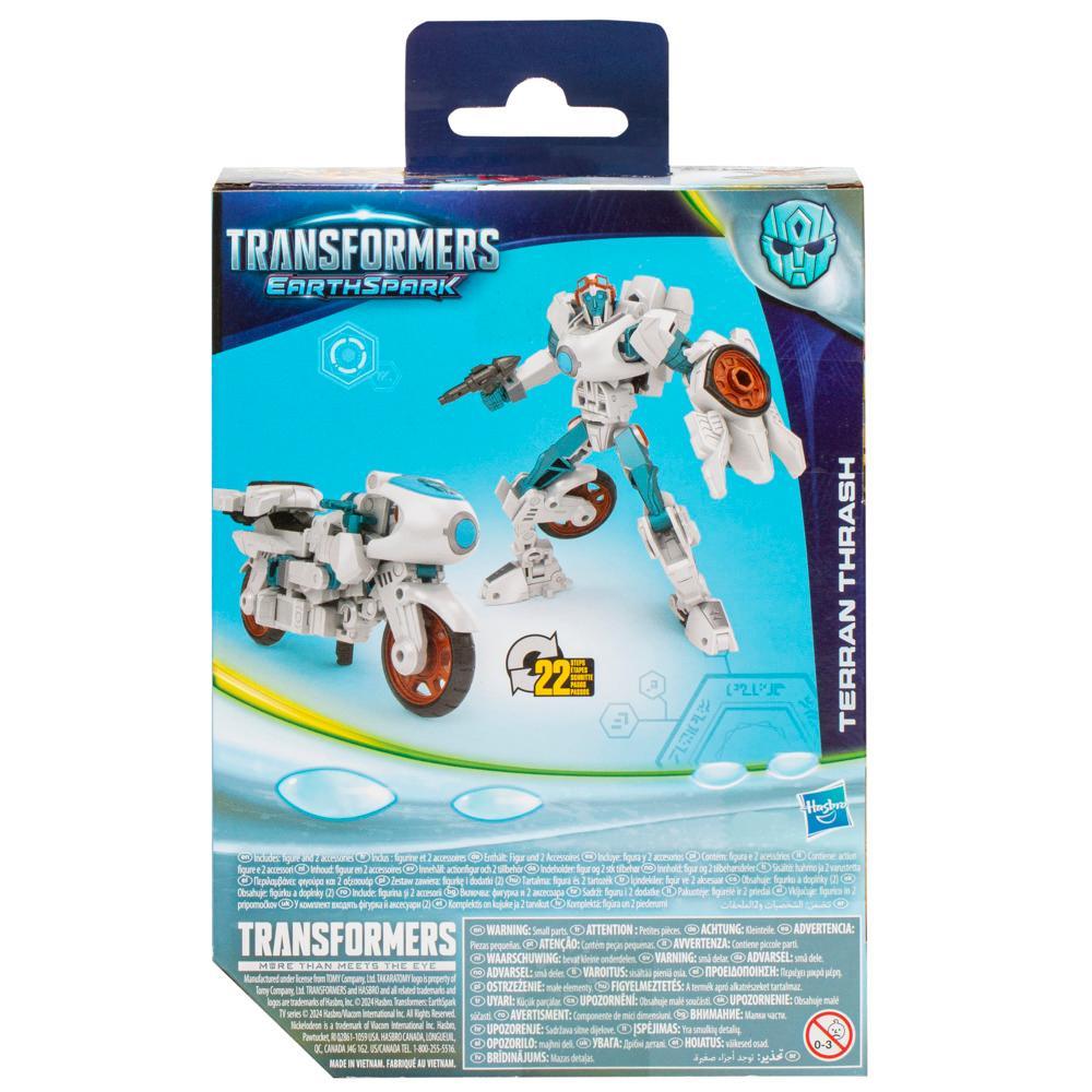 Transformers Toys EarthSpark Deluxe Class Terran Thrash 5 Action Figure for Kids 6 - Image 3