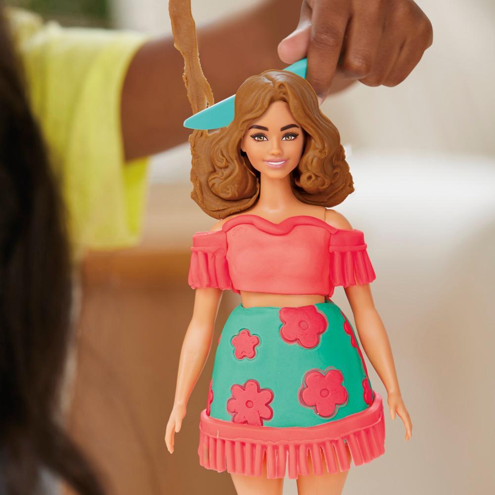 Play-Doh Barbie Florals and Fringe Doll Set - Image 5